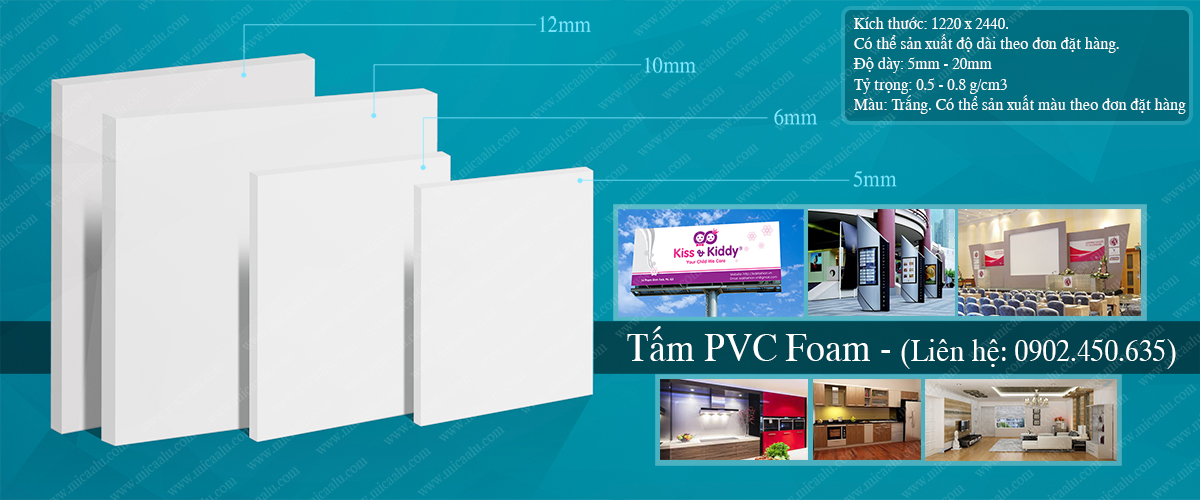 Tấm nhựa PVC Foam