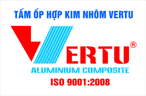 logo tấm nhôm vertu